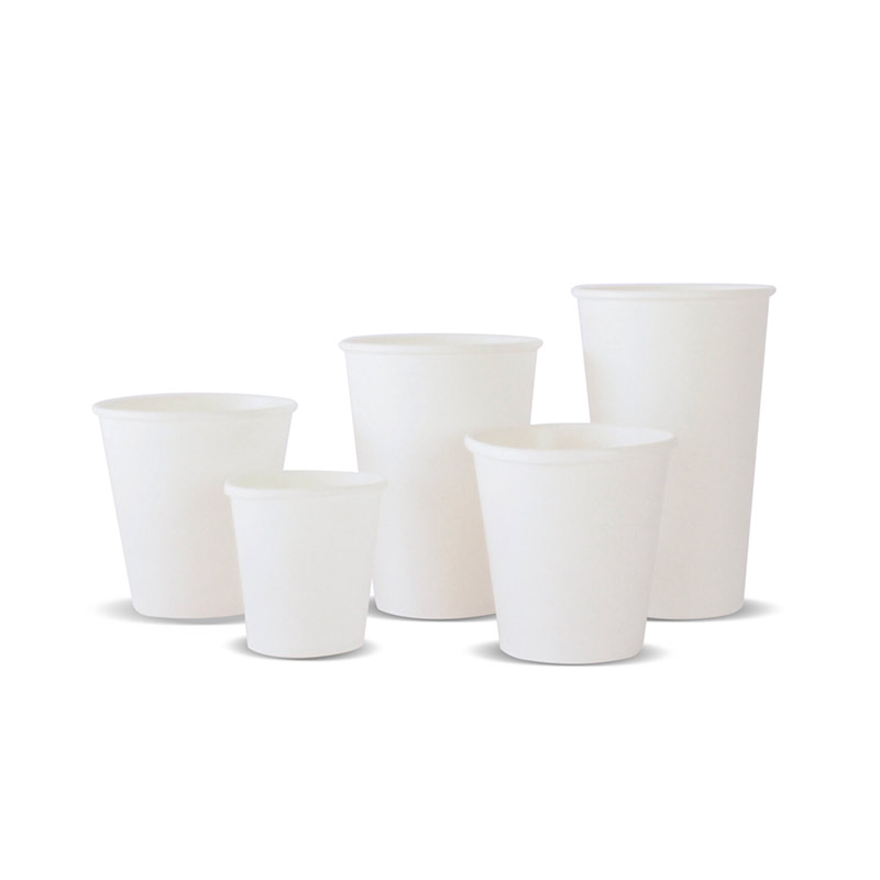 12oz Single Wall White Cup – Cups 2 Go